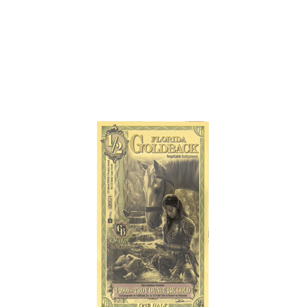 1/2 Florida Goldback (ALPHA)
