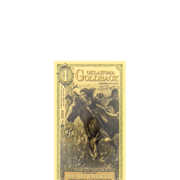 1 Oklahoma Goldback (ALPHA)