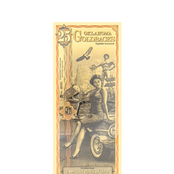 25 Oklahoma Goldback (ALPHA)